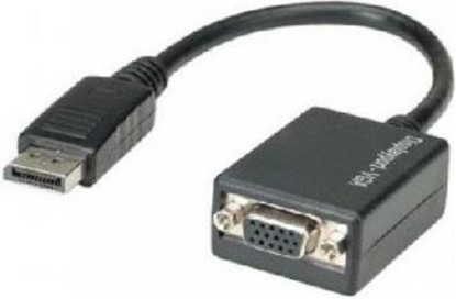 Изображение Adapter AV Techly DisplayPort - D-Sub (VGA) czarny (325325)