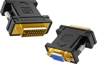 Изображение Adapter AV Ugreen DVI-I - D-Sub (VGA) czarny (UGR305BLK)