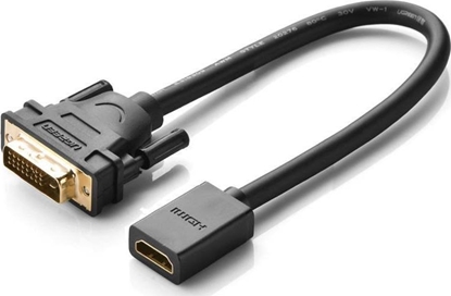 Изображение Adapter AV Ugreen HDMI - DVI-D czarny (UGR635BLK)