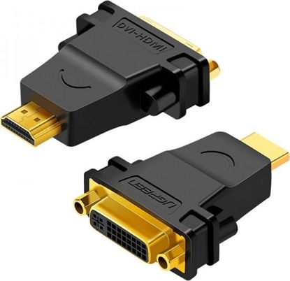 Attēls no Adapter AV Ugreen HDMI - DVI-I czarny (UGR306BLK)