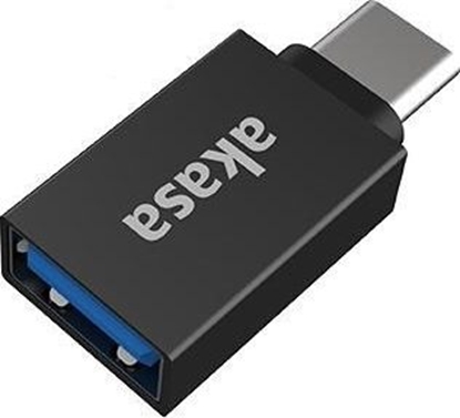 Изображение Adapter USB Akasa USB-C - USB Czarny  (AK-CBUB62-KT02)