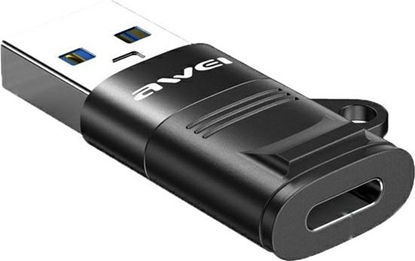 Изображение Adapter USB Awei CL-13 USB-C - USB Czarny  (AWEI084BLK)