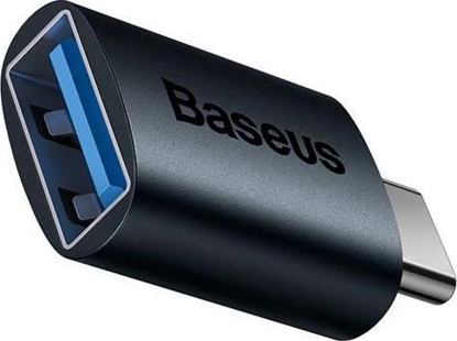 Attēls no Adapteris Baseus Ingenuity Series USB Type C Male to USB-A Female Blue