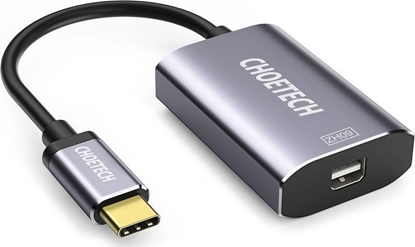 Picture of Adapter USB Choetech USB-C - DisplayPort Mini Szary  (6971824970586)