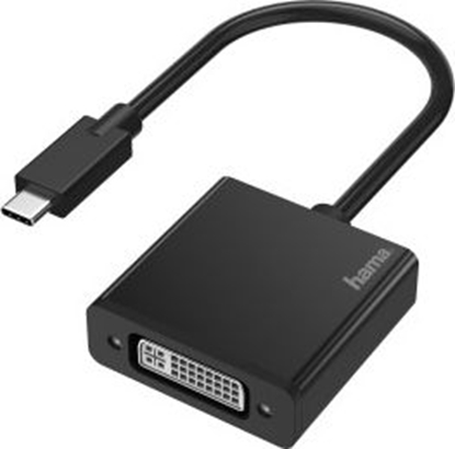 Attēls no Adapter USB Hama USB-C - DVI Czarny  (002003160000)