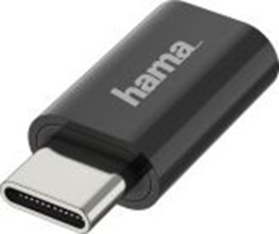 Picture of Adapter USB Hama USB-C - microUSB Czarny  (002003100000)
