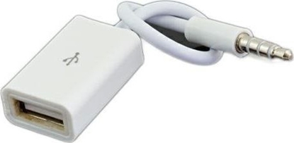 Attēls no Adapter USB Hertz AK290 USB - Jack 3.5mm Biały  (1234-uniw)