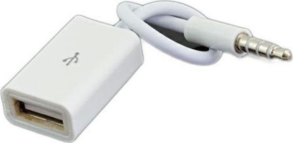 Attēls no Adapter USB Hertz AK290 USB - Jack 3.5mm Biay  (1234-uniw)
