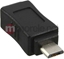 Изображение Adapter USB InLine microUSB - miniUSB Czarny  (31602)
