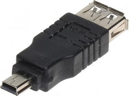 Attēls no Adapter USB miniUSB - USB Czarny  (USB-W-MINI/USB-G)