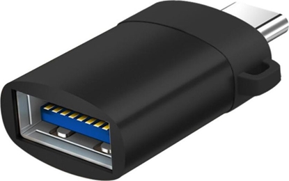 Attēls no Adapter USB Mozos ASM-4 USB-C - USB Czarny  (ASM-4)