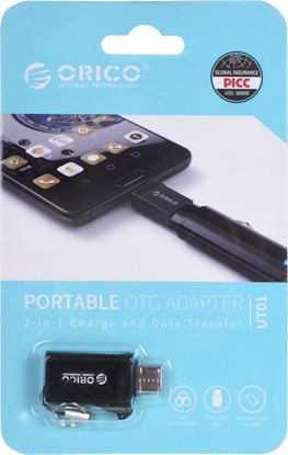 Изображение Adapter USB Orico USB-C - USB Czarny  (CBT-UT01-BK-BP)