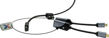 Изображение Adapter AV ProXtend USB-C - DisplayPort Mini - HDMI Czarny  (JAB-6988708)