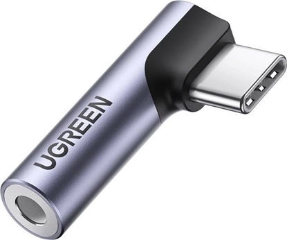 Attēls no Adapter USB Ugreen AV154 USB-C - Jack 3.5mm Srebrny  (UGR1106)