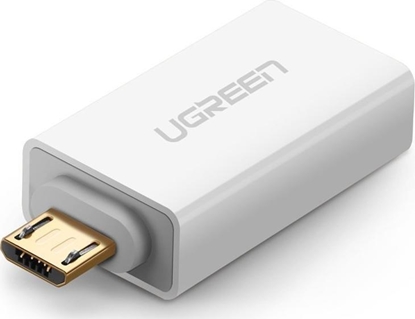 Attēls no Adapter USB Ugreen microUSB - USB Biały  (UGR1198WHT)