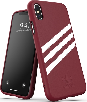 Attēls no Adidas Adidas OR Molded PU Suede case for iPhone X / XS - burgundy