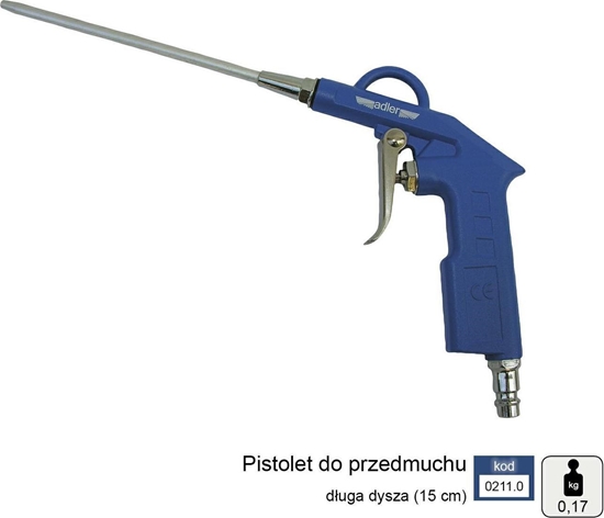Picture of Adler ADLER PISTOLET DO PRZEDMUCHIWANIA 15cm MAR0211.0