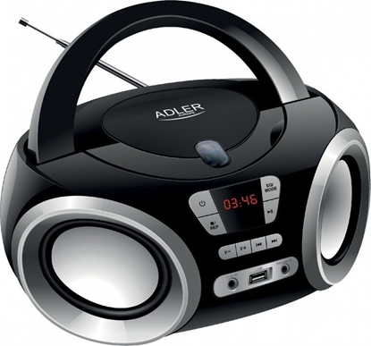 Picture of Adler CD Boombox AD 1181 USB connectivity, Speakers, Black