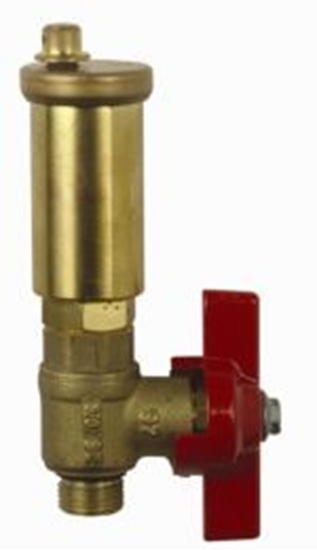 Изображение Afriso Automatyczny zawór odpowietrzajcy 3/8" Solar z zaw.kul.6b 150st.C (77996)