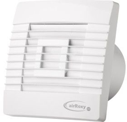 Изображение airRoxy Wentylator cienny 100mm 15W z aluzj grawitacyjn, wycznik pocigany pRestige 100ZG - 01-026