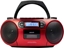 Picture of AIWA boombox sistēma ar kaseti, CD, bluetooth, AM/FM radio, sarkans