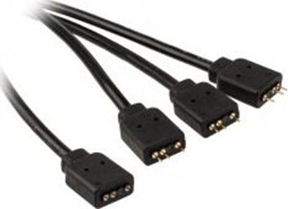 Attēls no Akasa 3-pin - 3-pin x3, 0.5m, Czarny (MOLE-055)