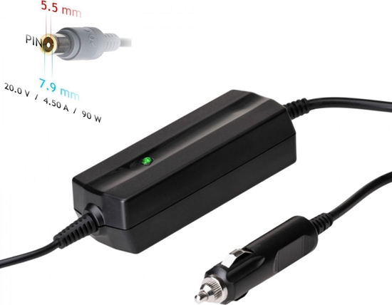 Picture of Zasilacz do laptopa Akyga 90 W, 5.5 mm, 4.5 A, 20 V (AK-ND-39)