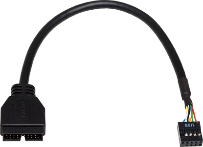 Picture of Akyga Adapter USB 2.0 - USB 3.0, czarny (AK-CA-28)