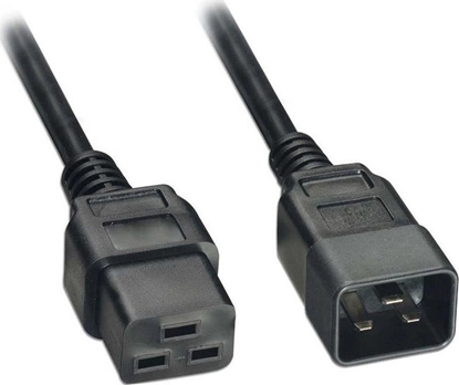 Picture of Kabel zasilajcy Akyga PRZEDUACZ KABLA ZASILAJCEGO SERWEROWY C19 1.8M (AK-UP-03)