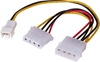Picture of Akyga Molex x2 - 3-pin, 0.15m, Wielokolorowy (AK-CA-35)