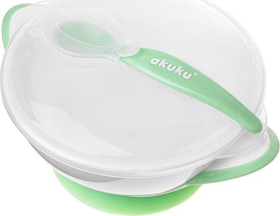 Picture of Akuku AKUKU Miseczka na Przyssawce z yeczk i Pokrywk