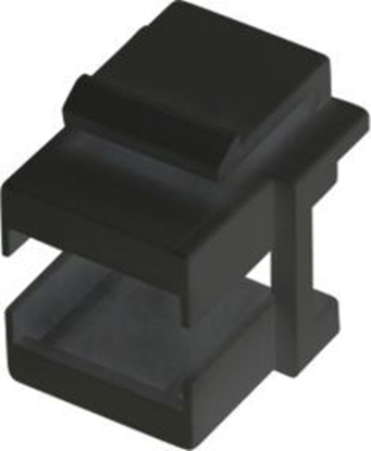 Изображение Alantec Adapter mocowania typu keystone pod adapter SC simplex / LC duplex, kolor czarny ALANTEC - ALANTEC
