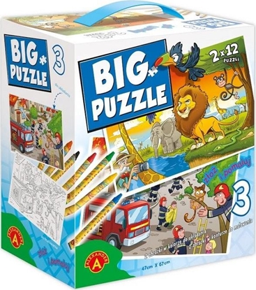 Picture of Alexander Big Puzzle 3 Zwierzęta afrykańskie i Straż ALEX