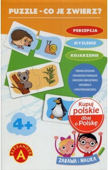 Picture of Alexander Puzzle Co je zwierz?-Zabawa i Nauka (1830)