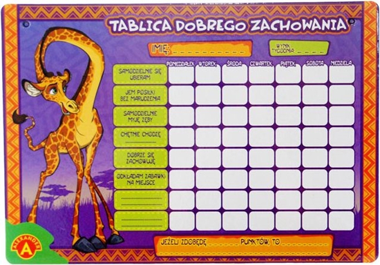 Picture of Alexander Tablica dobrego zachowania maa