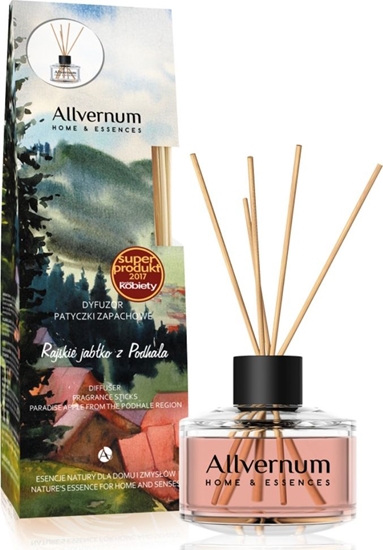 Picture of Allverne  Dyfuzor z patyczkami zapachowymi Rajskie Jabko z Podhala