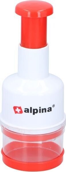 Изображение Alpina Alpina Szatkownica / Siekacz do cebuli, warzyw z pojemnikiem 22 cm