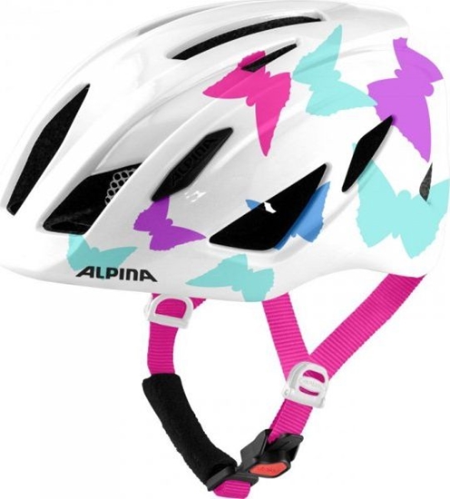 Picture of Alpina Kask rowerowy ALPINA PICO biel perowa motyle poysk 50-55 new 2021