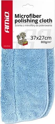Изображение AMiO Ścierka, ręcznik do polerowania z mikrofibry 37x27cm 800g/m2
