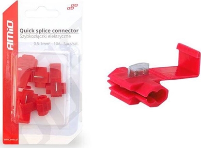 Attēls no AMiO Szybkozczki elektryczne 0,5-1mm2 10A 5szt blister