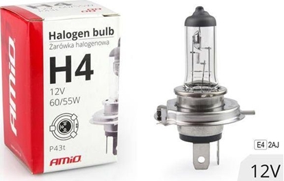 Attēls no AMiO arówka halogenowa H4 12V 60/55W filtr UV (E4)