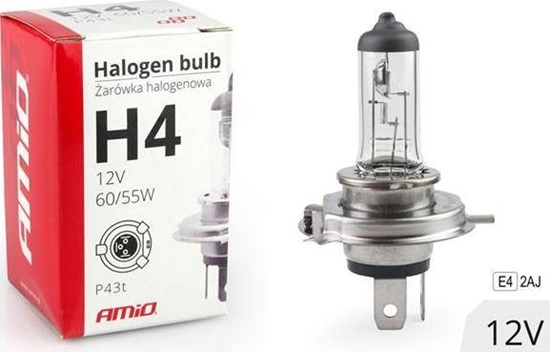 Picture of AMiO arówka halogenowa H4 12V 60/55W filtr UV (E4)