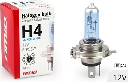 Attēls no AMiO arówka halogenowa H4 12V 60/55W filtr UV (E4) Super White
