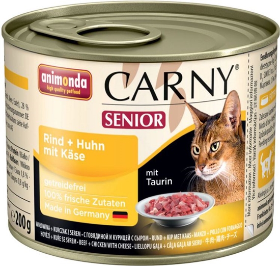 Изображение Animonda CARNY Senior Woowina, kurczak, i ser 200g