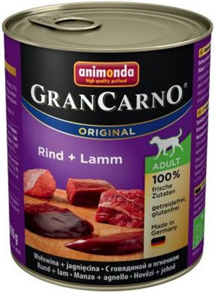 Изображение Animonda GranCarno Original Adult Woowina i jagnicina 800g