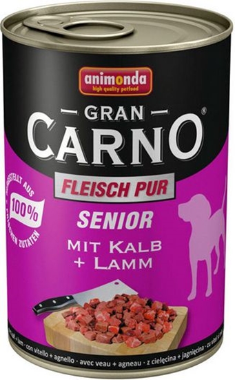 Изображение Animonda GRANCARNO PIES SENIOR CIELCINA/JAGNICINA 800G PUSZKA