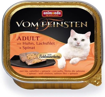 Изображение Animonda vom Feinsten Adult z nadzieniem Woowina, filet z ososia i szpinak 100g