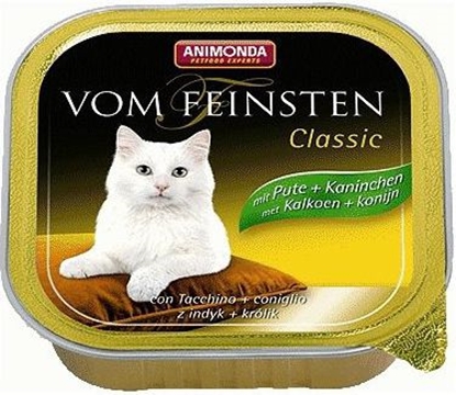Изображение Animonda Vom Feinsten Classic z Indykiem i Królikiem tacka 100 g