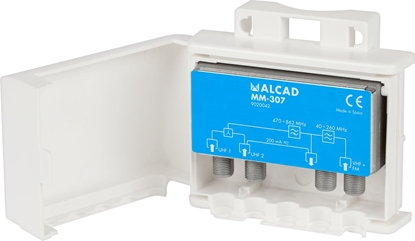 Attēls no Alcad Zwrotnica masztowa Alcad MM-307 2xUHF + VHF/FM