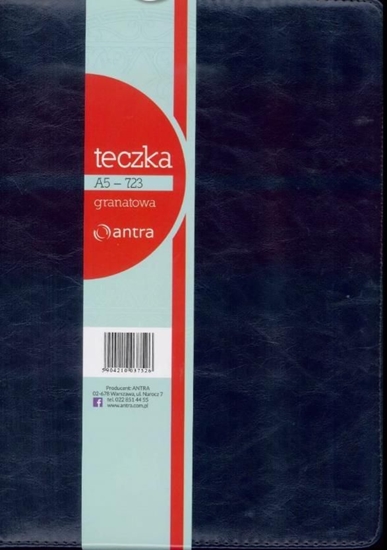 Picture of Antra Teczka z kalkulatorem A5 723 granatowa (233381)